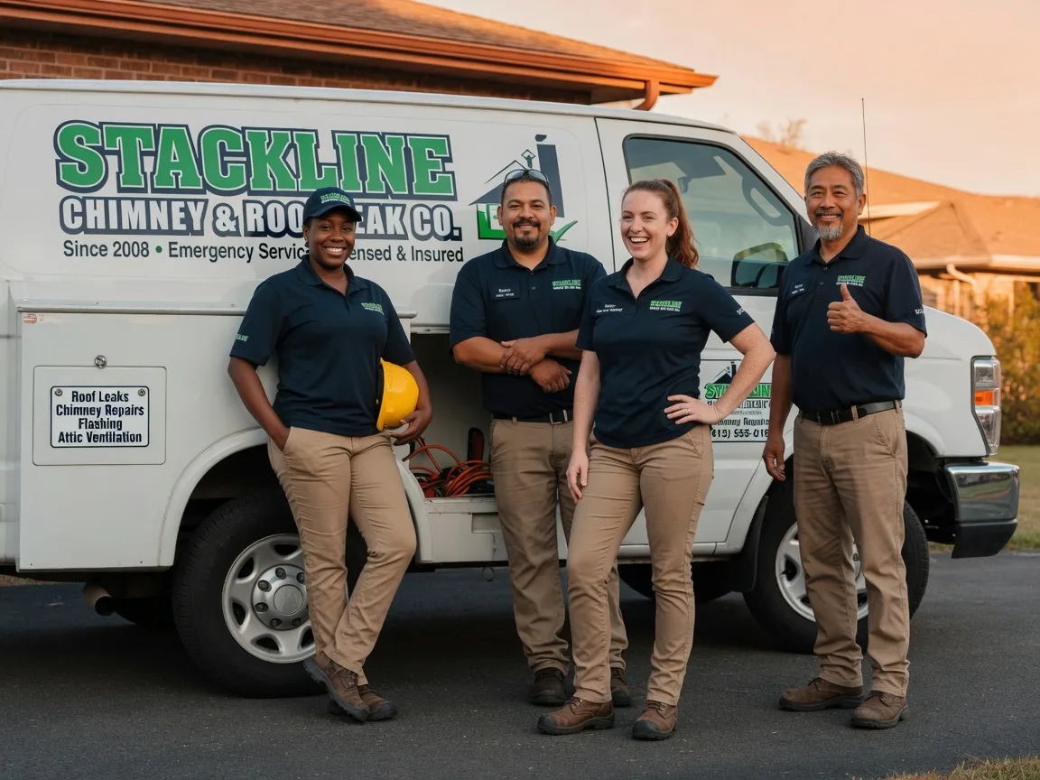 Chimney flashing repair company in Delia, KS